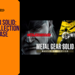 Promotional banner for the compilation Metal Gear Solid: Master Collection Vol. 2 by GameLaunchHub, featuring the collection's title logo alongside artwork from Metal Gear Solid 4: Guns of the Patriots and Metal Gear Solid: Peace Walker.