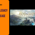 Promotional banner for the budget re-release Hogwarts Legacy Best Price Edition by GameLaunchHub, featuring the official game logo and key art of a student flying alongside a hippogriff overlooking Hogwarts Castle.