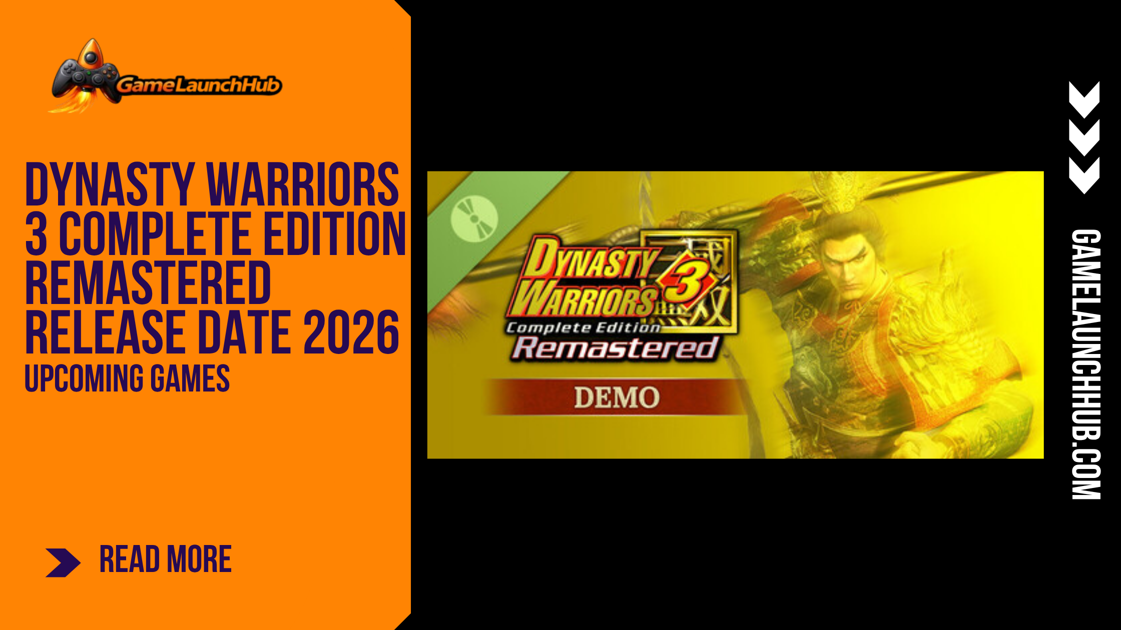 Dynasty Warriors 3 Remastered Release Date & PS5 Details