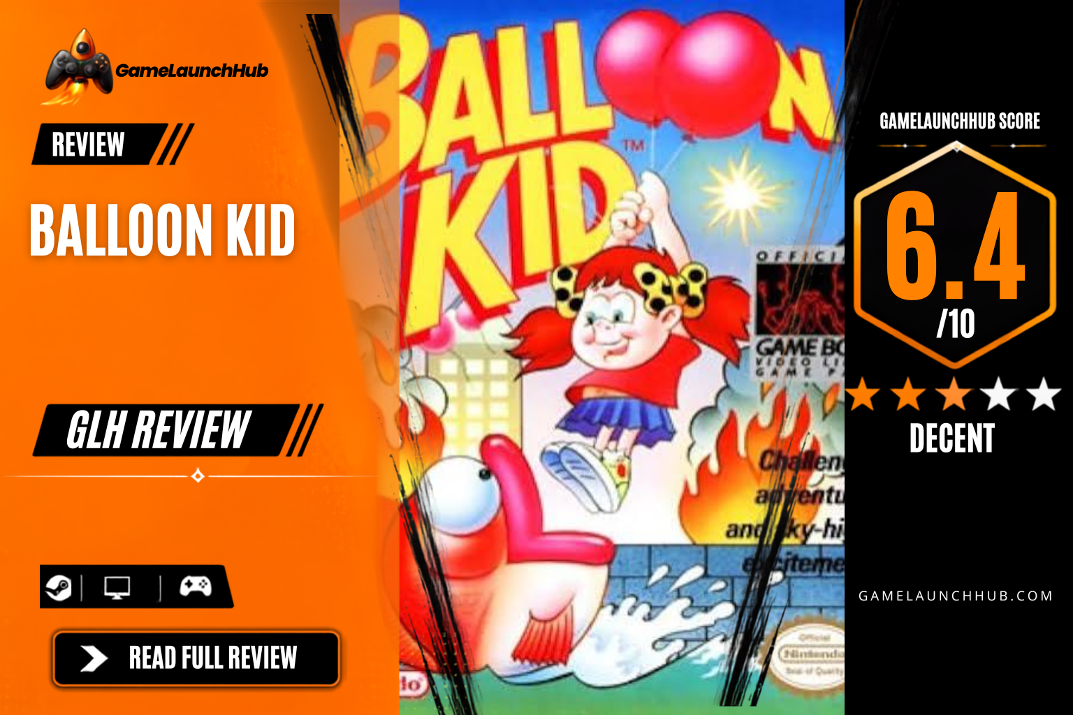 Balloon Kid Review: Game Boy Classic