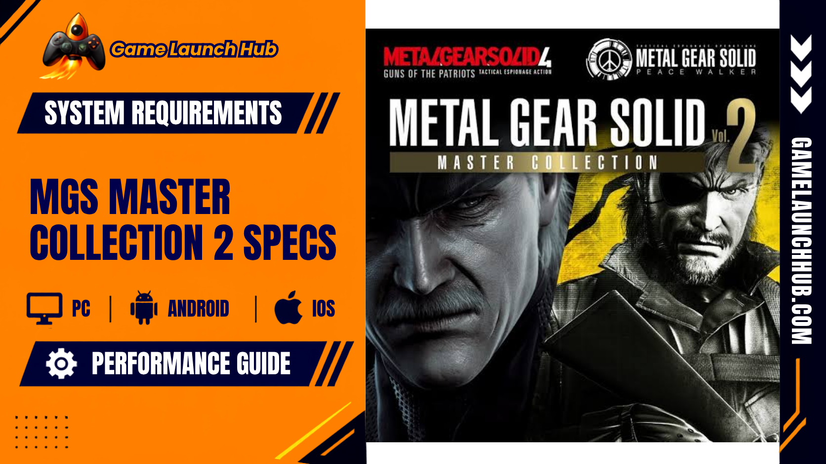 MGS Master Collection 2 Specs: PC, PS5, Switch 2 Guide