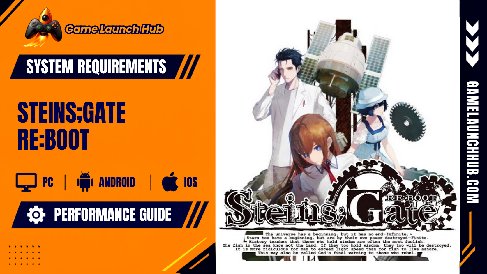 Steins;Gate RE:BOOT System Specs & Platform Guide