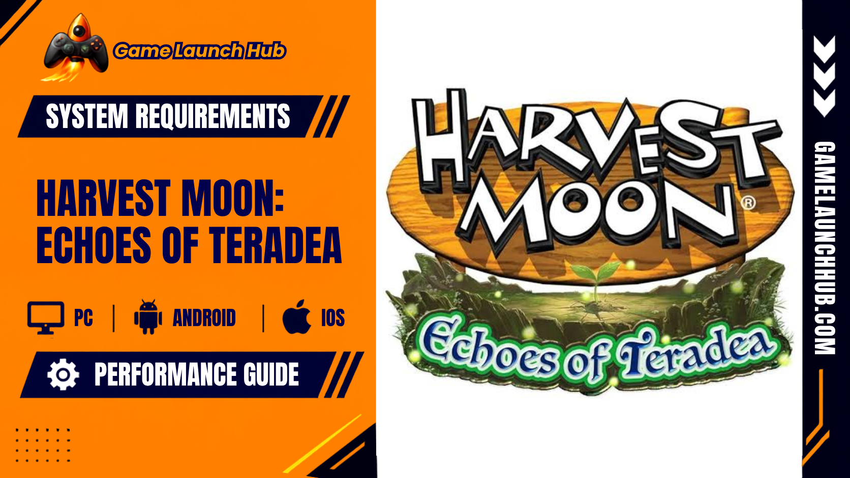 Harvest Moon Echoes of Teradea PC Specs & Switch 2